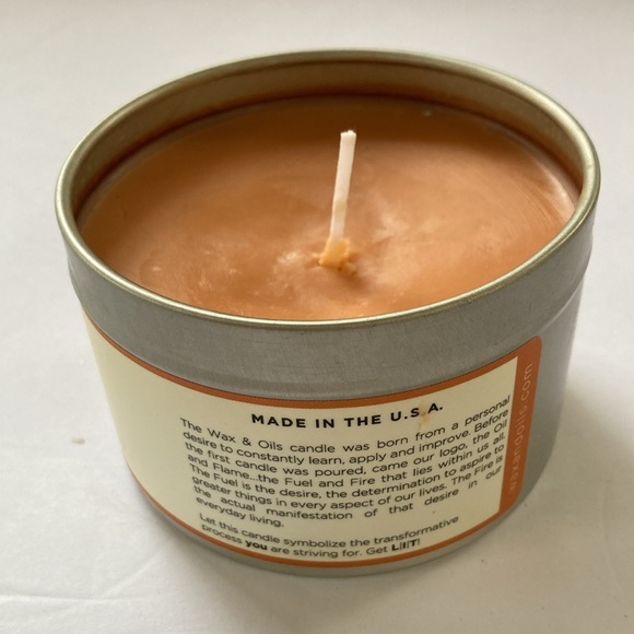 WAX OILS Pumpkin Light Imbue Transform Soy Candle 8 oz - Picture 3 of 9